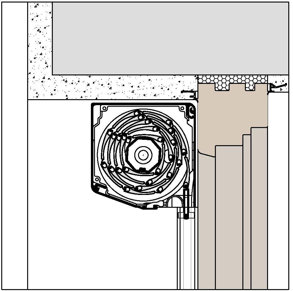 13 Vnikání vody a tvorba kondenzátu Vyčnívá-li skříňka na roletu před fasádu, musí být spojení mezi skříňkou a horní špaletou v provedení těsném proti přívalovému dešti, aby bylo zabráněno vnikání