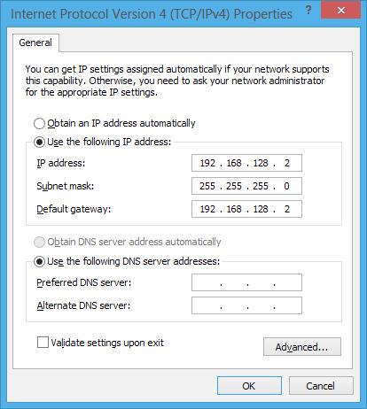 Konfigurace statické IP adresy připojení nebo 1. Opakujte kroky 1 až 5 postupu Připojení k síti IP / PPPoE s dynamickou adresou.