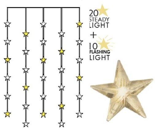 Interiéroé soupry n bterie Zátk do láhe 10 LED