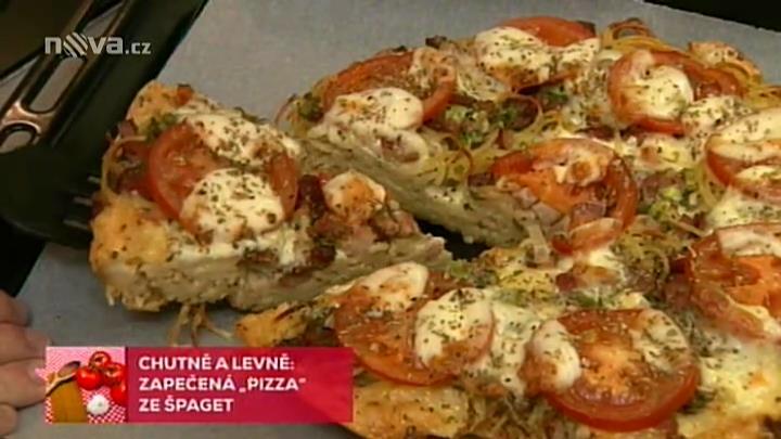 100. Špagetová pizza Gurmánský experimentátor Láďa Hruška vyzkoušel něco opravdu netradičního - špagetovou pizzu. Podívejte se, jak se tato lahůdka dělá. Italská kuchyně je Čechům blízká.