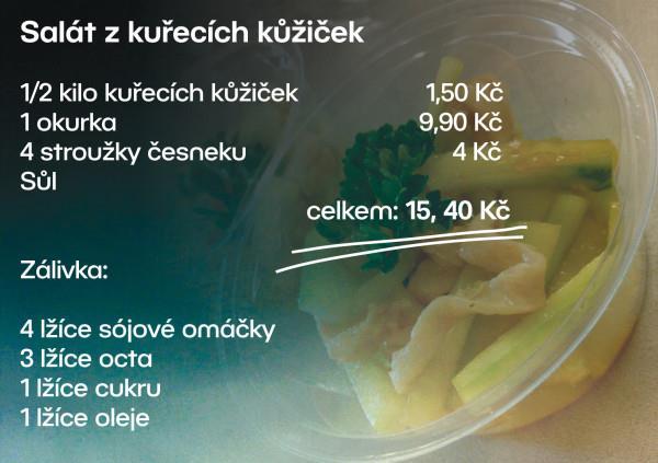 2. Salát z kuřecích kůžiček Máte rádi jídlo na čínský způsob, ale dělat klasickou "čínu" se vám nechce, protože je to zbytečně drahé a zdlouhavé?