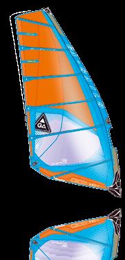 Šestispírová plachta bez camberů nabízí vše, co čekáte od freeride plachty rychlý nástup do skluzu, perfektní ovladatelnost a stabilitu profilu, velký větrný