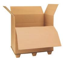 KRABICE, BOXY A PROLOŽKY stále skladem Přepravní boxy Klopový přepravní box ze sedmivrstvé vlnité lepenky Velmi odolný box vhodný i pro balení obzvlášť těžkých produktů.