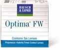 Optima FW Tyto kontaktní čočky jsou určeny pro tříměsíční výměnný režim. Materiálem, z kterého jsou vyrobeny, je neionogenní polymer označovaný jako Polymacon. Obsahuje 38,6% vody.