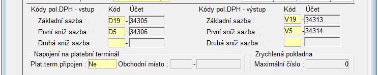 Doporučeno zároveň zřídit nové analytické účty v účtovém rozvrhu pro účtování DPH Druhé snížené sazby (podobně jako u číselníku KT v KOF).