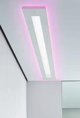 Příslušenství LD7-LED-RGB Wallwasher Světelný design Schmitt + Sohn umožňuje pomocí inteligentního LED-RGB řízení barev realizovat celou řadu atraktivních světelných efektů.