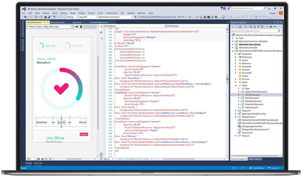 Obrázek 3 Ukázka vývojového prostředí Visual Studio 2017 [9] 26 3.