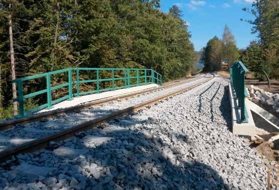 Cílem rekonstrukce bylo provést zvýšení traťové rychlosti, zajistit třídu zatížitelnosti D4 a průjezdný průřez UIC GC.