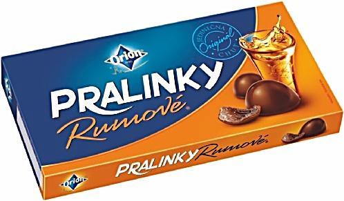 Pralinky Rumové 144 g 100 g =