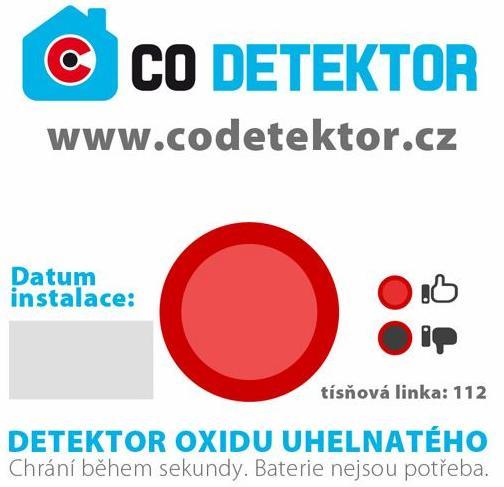 Opticko-chemická detekce Detektor je vybaven