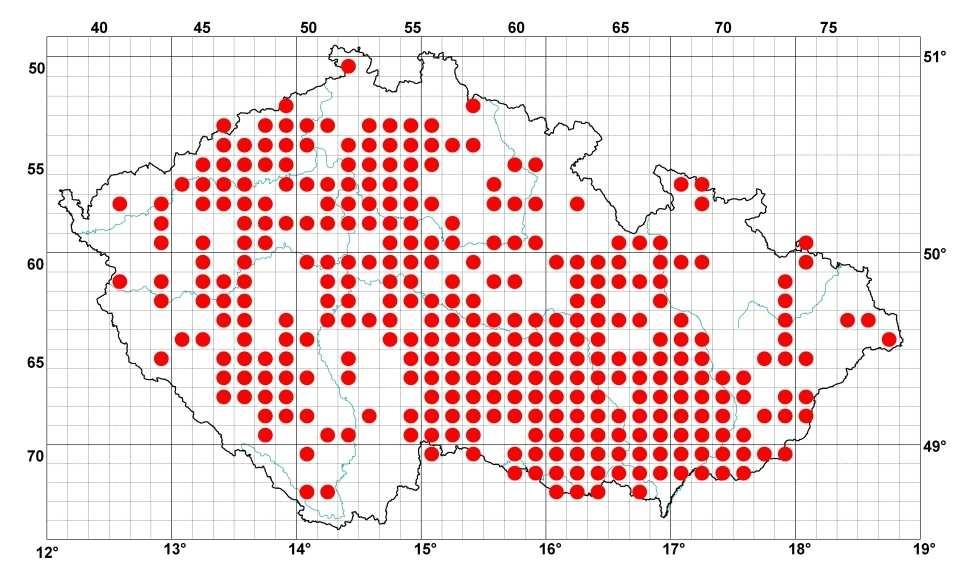 3.5 Rozšíření a početnost druhu 3.5.1 Historie V historii bylo šíření sysla obecného pozvolné a kopírovalo vývoj odlesňování krajiny a její přeměnu na kulturní step.