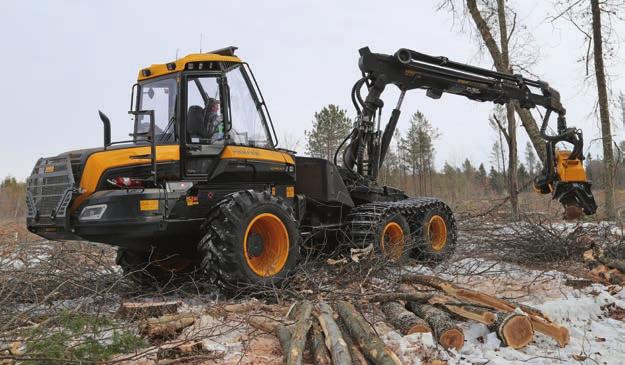 Čerpadlo jeřábu Čerpadlo hlavice harvestoru Systém měření a řízení Hlavice harvestoru Běžná hmotnost 210 kw (286 hp) 145 cm 3 190 cm 3 Opti4G H6, H7, H7euca, H77euca nebo