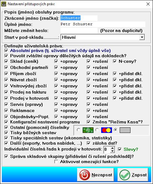 14 3) Běžné účty Zde si můžete popsat jednotlivé své běžné účty, které budou figurovat na Vámi vystavených fakturách.