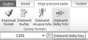 Dalším důvodem je skutečnost, že některé příkazy prostě pás karet neobsahuje a musíte se jich dopátrávat hluboko v dialogových oknech.