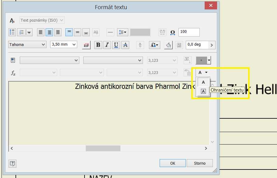 11. Přidání ohraničení textu Nyní můžete kolem textu a textu s odkazem přidat ohraničení.