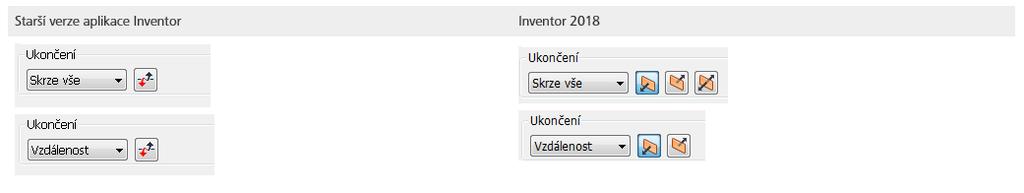 4. Nastavení děr Nyní můžete vytvořit symetrický typ díry, která se vysouvá ve dvou směrech.