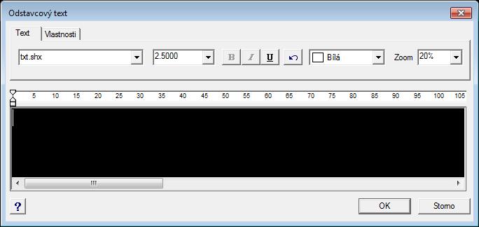 6.8.3. Víceřádkový text (multitext) Slouží k psaní delších textů. U tohoto druhu si můžete nastavit různou barvu, velikost a druh písma.