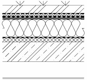 VEGETAČNÍ PLOCHÁ STŘECHA a) Vegetační souvrství Separační vrstva Hydroizolace 2x modifikovaný asfaltový pás Glastek 40 special Spádové desky FOAMGLAS uložené do horkého asfaltu (Isover EPS 200S)