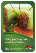 polotovar předsmažený Hmotnost : 1 karton = 4,8 kg ( 60 ks x 80 g) Bez konzervantů a přidatných látek Složení : Květák 63 %( EU ), pšeničná mouka, rostlinný olej řepkový, vaječná melanž, pšeničná