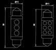 SVĚTLA - ŽÁROVKY - LED STUALARM LED AUTOŽÁROVKY 95401cb 95404 LED autožárovka s paticí T5 9523002cb 36 mm 9523015 9523016 95235cb 39 mm 42,- 56,- 9523020cb 39 mm 9523003cb 9523010cb 9523017cb 36 mm