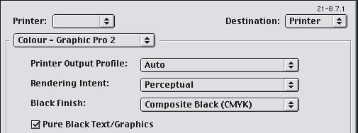 Z nabídky [CMYK Input Profile source] (Zdroj vstupního profilu CMYK) (6) vyberte vstupní profil CMYK odpovídající zařízení, se kterým chcete zajistit soulad, jako je například tiskárna SWOP nebo