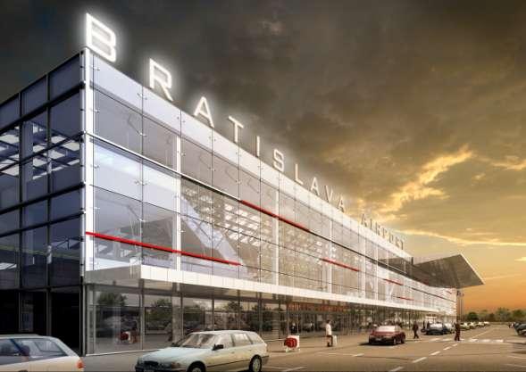 Rekonštrukcia a dostavba terminálu letiska M.R.Štefánika v Bratislave Náplní akce je komplexní rekonstrukce stávající odbavovací budovy, dostavba nové části odbavovací budovy,