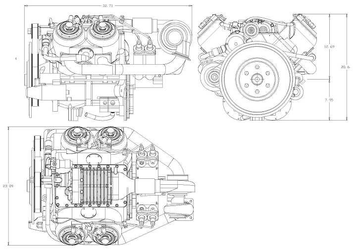 Suchá váha 143 kg Palivový systém: Nízkotlaké palivové čerpadlo poháněné motorem Pístové vstřikovací čerpadlo Obr. 16, Motor Delta Hawk V4 2.