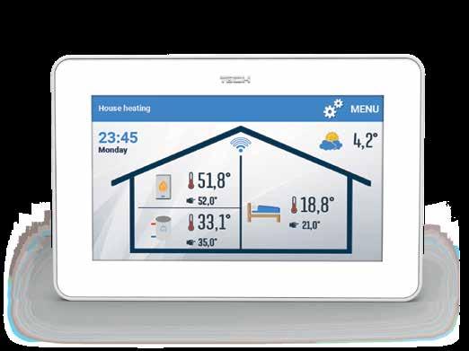 CS-2801 WiFi POKOJOVÝ TERMOSTAT S KOMUNIKACÍ OPENTHERM WIFI KOMUNIKACE KONFIGURACE SKRZE MOBILNÍ APLIKACI Napájení Drátová komunikace Přesnost měření tepl.