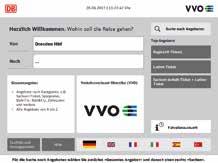 Prodejní automat na výdej jízdenek s dotykovou obrazovkou Německých drah (). Jízdenka VVO v mobilu (HandyTicket) Jízdenky v mobilu. Jednoduše, rychle a bezhotovostně.