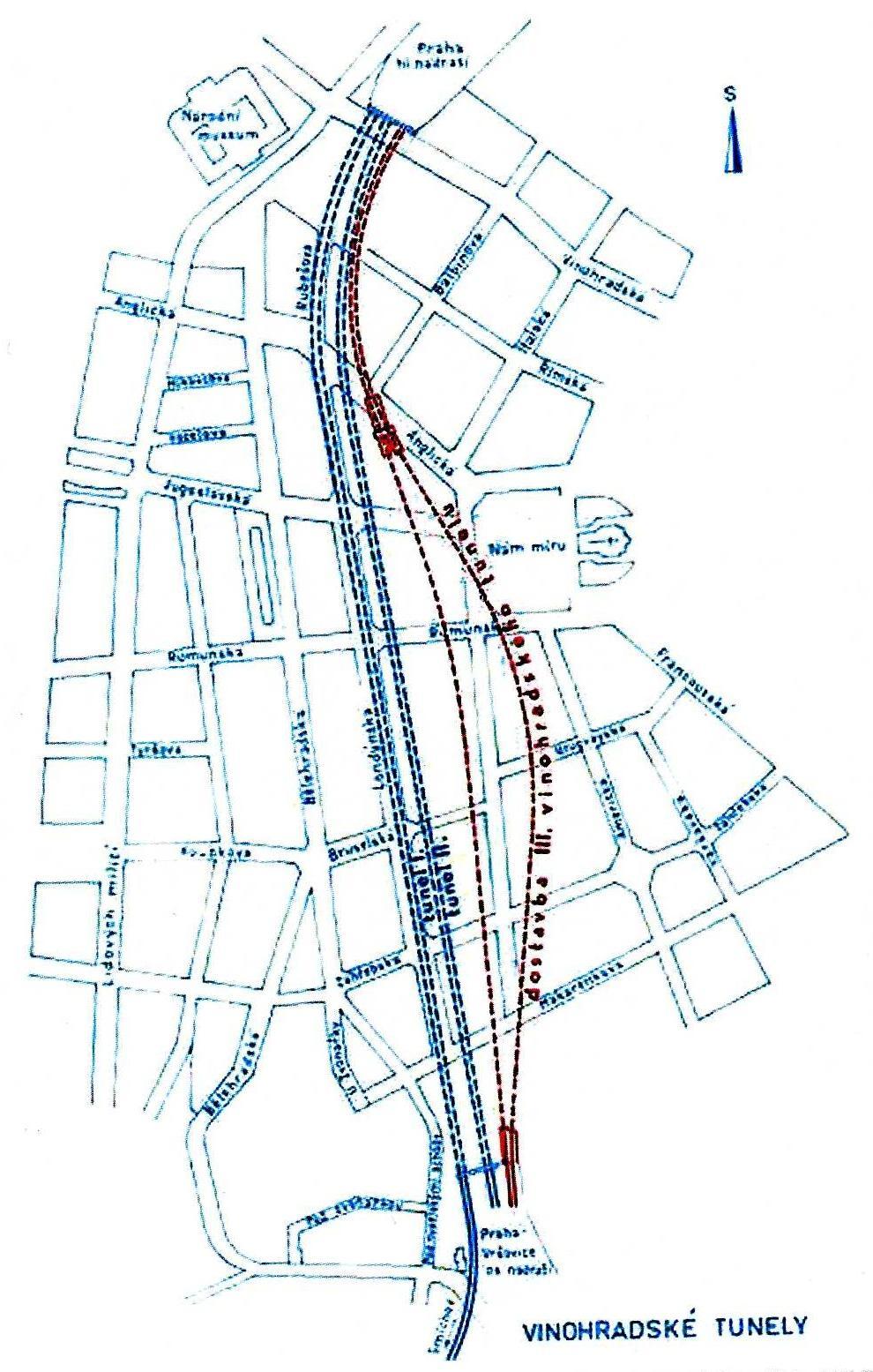 I. VINOHRADSKÝ TUNEL 1869 1871