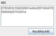 Zašifrovaný klíč Aby mohl Bob rozšifrovat text zprávy, musí nejprve rozšifrovat klíč k symetrické šifře, kterou je