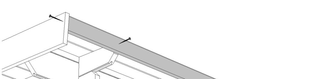 Pokračujte montáží střešní lepenky. Lepenku nařežte na délku střechy - 330 cm (3ks).