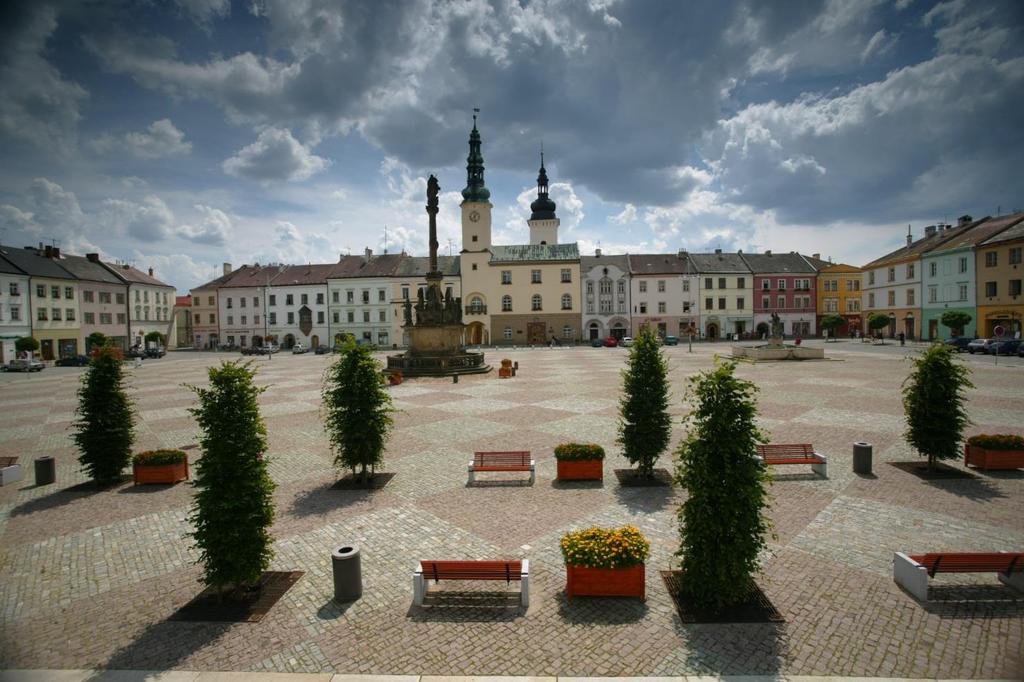 Městská památková rezervace Moravská Třebová zahrnuje historické jádro, zámek a Křížový vrch.