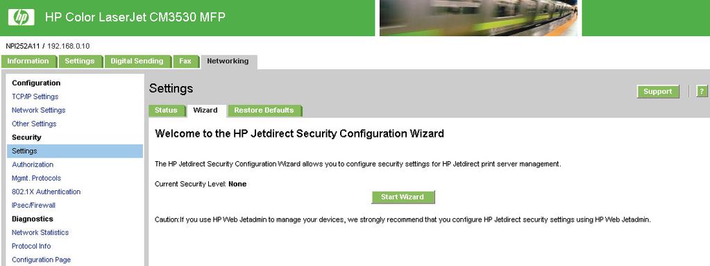 HP Web Jetadmin je výkonný webový softwarový nástroj pro instalaci, konfiguraci a správu zařízení připojených k síti.