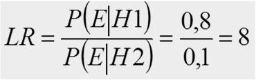 Hodnoty LR LR = 1 důkaz je irelevantní, nepodporuje ani jednu hypotézu LR > 1 důkaz podporuje naši hypotézu LR < 1 důkaz podporuje alternativní hypotézu Kdy se ukáže výhoda bayesovského přístupu a