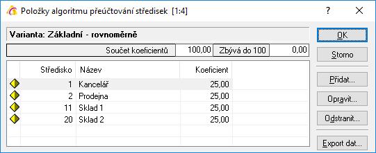 není, systém na to při ukládání algoritmu upozorní: Stejně