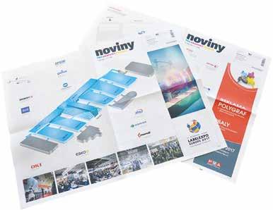 This presentation offers four colour pages of A3+ or A4+ where the current NGP issue or an inserted