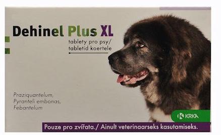 2 145,- 180,- 159,- 215,- 99,- 128,- 119,- 143,- DEHINEL PLUS FLAVOUR tablety pro psy jsou určeny k prevenci a k