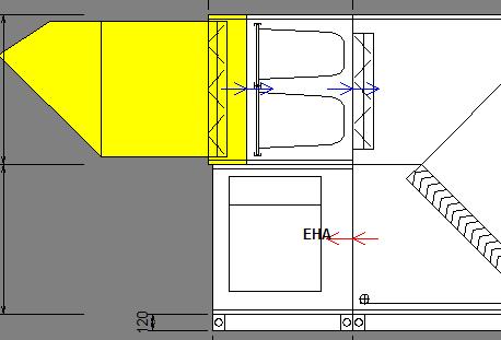 A měli by být u hygienických aplikací všechny tlumiče hluku umístěny přímo v klimatizační jednotce, ne v potrubní trase.