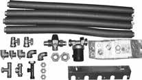 trubka 1 sada pro zkrácení trubky 1 ploché těsnění G 3/4 2 ploché těsnění G 1/2 ADAPTÉR pro připojení potrubí studené a teplé vody CGW-2 8614238 920, určen pro výměnu kotle CGW do r.výr.