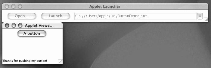 viz obrázek 1.10), která je barevnější, ale nepatrně odlišná. Nemá ve svém menu položku Reload (Obnovit); k obnovení zavřete okno apletu a stiskněte tlačítko Launch.