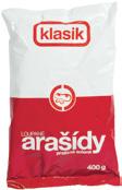 Kč/100 g KLASIK Arašídy 400 g pražené