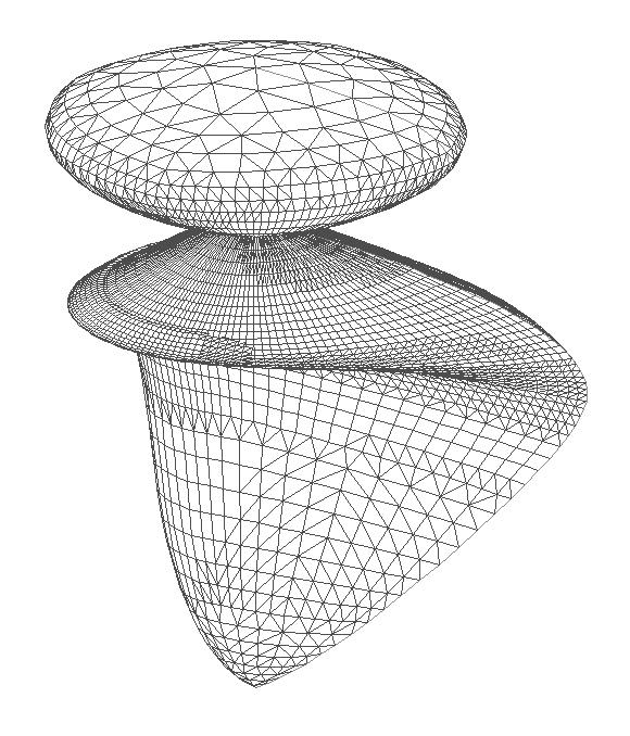 3.5. SPOJITÉ NAVAZOVÁNÍ NURBS PLOCH 133 Obrázek 3.53: Rotační tělesa možnosti editace 3.5 Spojité navazování NURBS ploch V technické praxi se často objevuje potřeba hladkého navazování NURBS ploch.