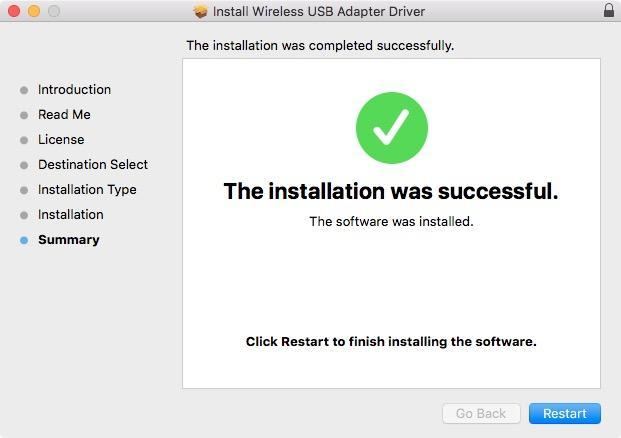 Informuje o tom, že instalace je kompletní. Klikněte na Restart pro restartování počítače. 12.