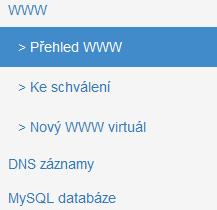 Implementace Webová stránka Obrázek 5.4: Část navigace zdrojů Nastavení oprávnění Nastavením oprávnění řídíme možnosti správy jednoho či více uživatelů.