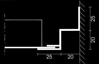 Jednak montáž úhelníku tvaru L, který se připojuje přímo na svislou zeď (obr. 1).