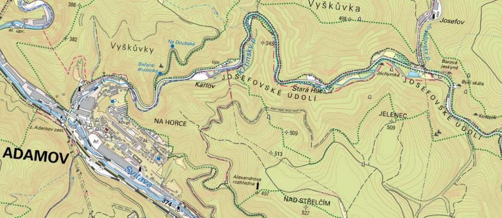 V roce 1956 byla na území Moravského krasu vyhlášena stejnojmenná chráněná krajinná oblast, dnes má rozlohu 92 km 2. [1] 2.