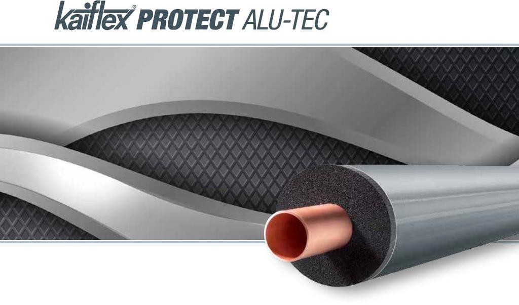 speciální aplikace Kaiflex Protect Alu-TEC je flexibilní systém opláštění se vzhledem napodobujícím plech.