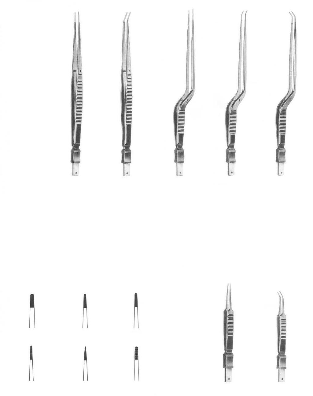 Pinzety bipolární 1 / 2 1 / 2 1 / 2 1 / 2 1 / 2 délka 16,0 cm 114 08 89016A 114 08 89116C 114 08 89416C 16,0 cm 114 08 89016C 114 08 89116D 114 08 89416D 16,0 cm 114 08 89016E 114 08 89116E 114 08