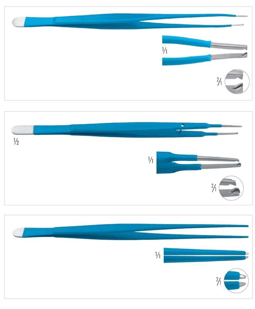 zuby, izolovaná, 210 mm 130-741-250 chirurgická 1x2 zuby, izolovaná, 250 mm 130-750-180 180 mm